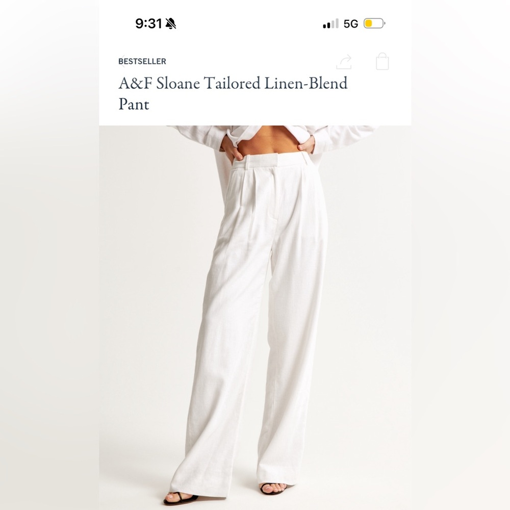 Abercrombie and Fitch Linen pants